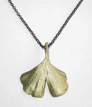 Gingko Leaf Pendant Necklace